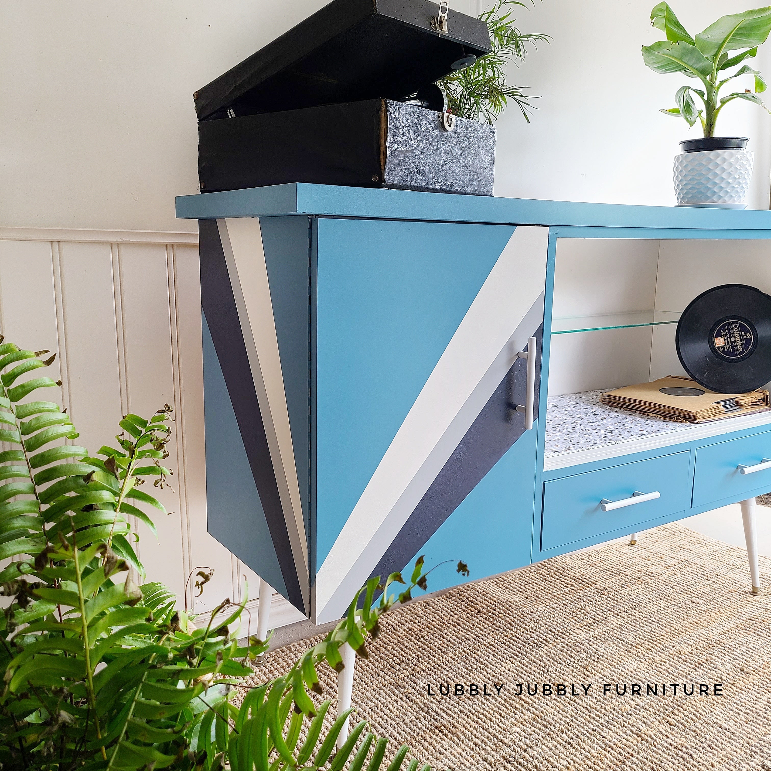 Sideboard painted in 'Tide Pool' – Country Chic Paint