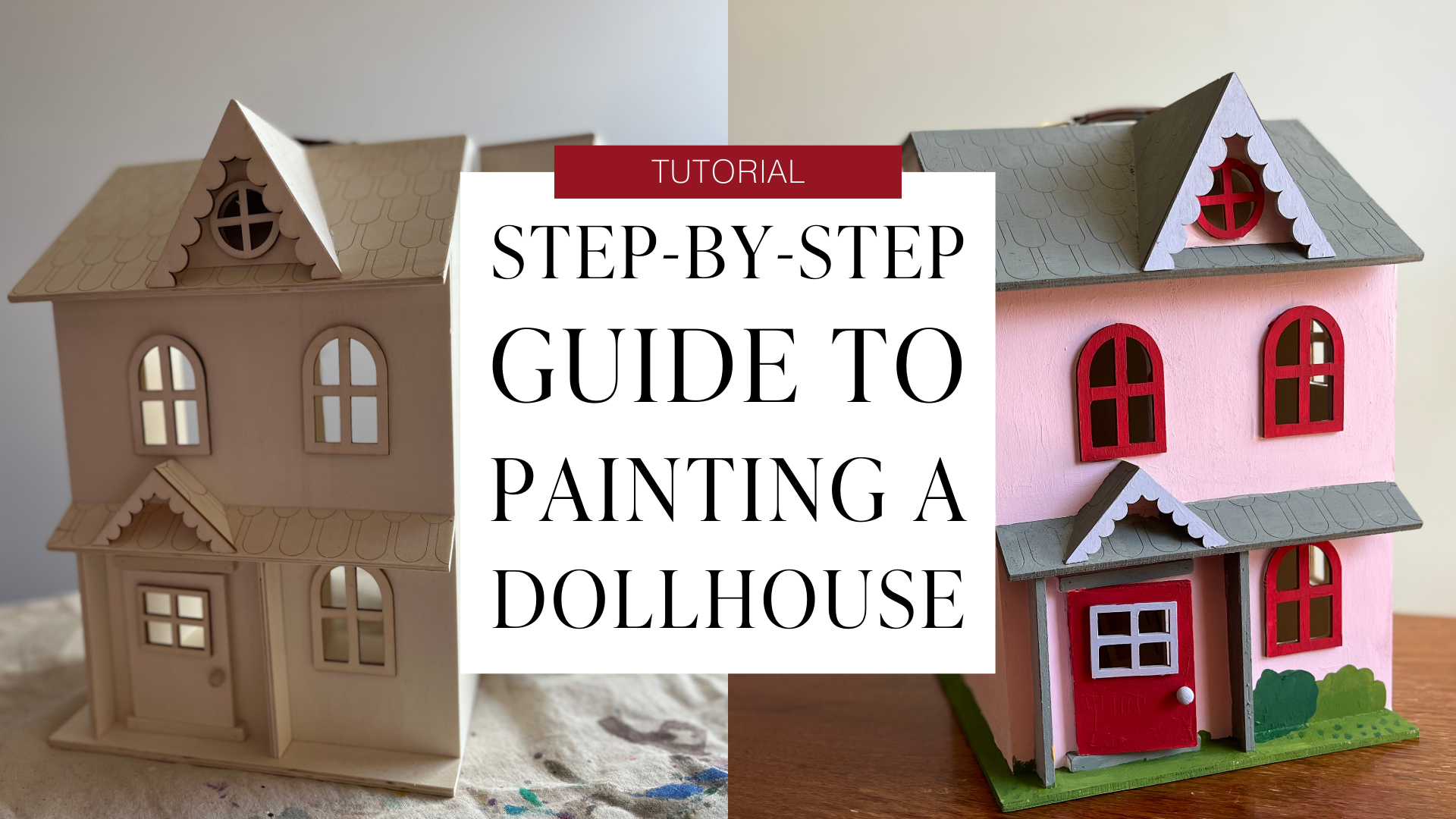 Painting a dolls house sales