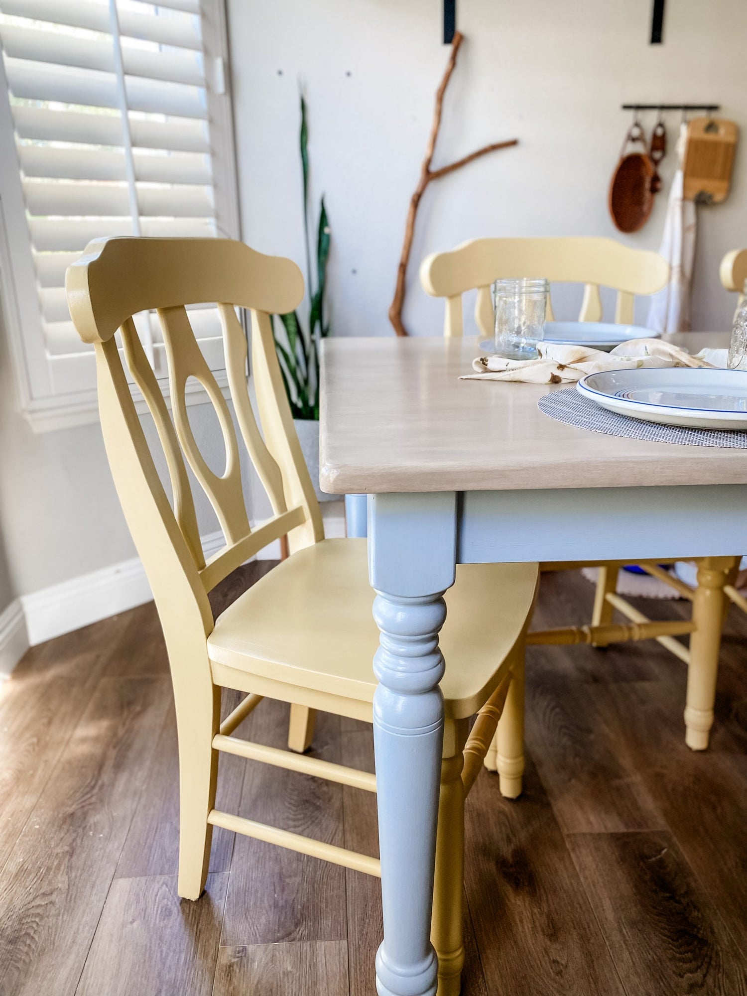 Dining Chairs in "Bee's Knees" Country Chic Paint