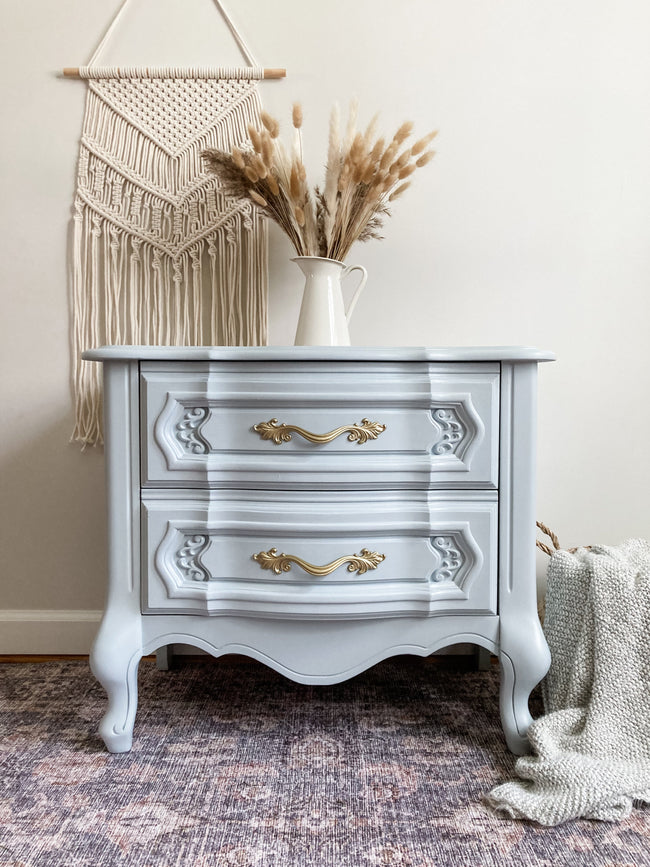 Nightstand painted in 'Belle Of the Ball'