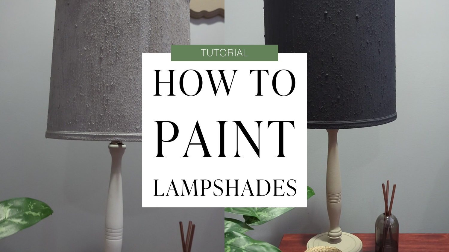 How To Paint A Lampshade with Chalk Style Furniture Paint – Country ...