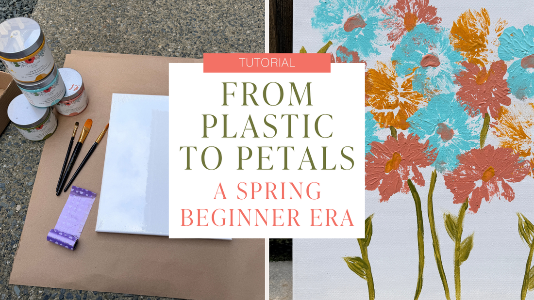From Plastic To Petals - Come Craft With Me!