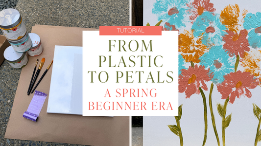 From Plastic To Petals - Come Craft With Me!