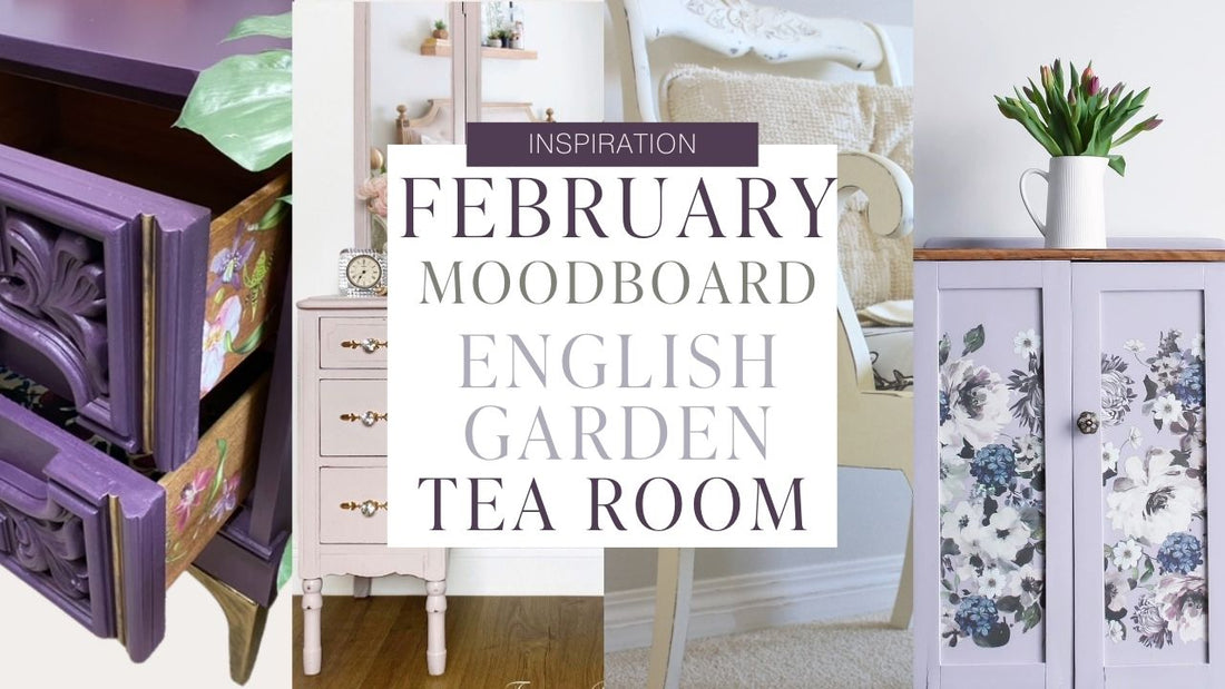 English Garden Tea Room: February Moodboard