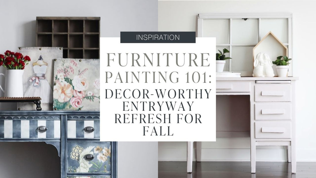 Furniture Painting 101: A Decor-Worthy Entryway Refresh for Fall