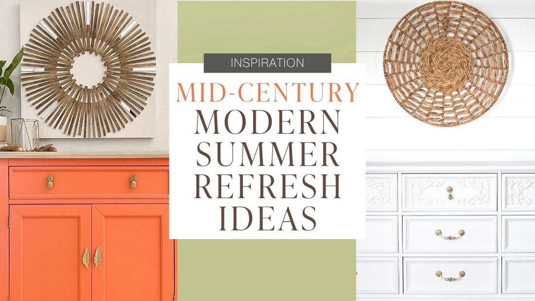 Mid-Century Modern Summer Refresh Ideas
