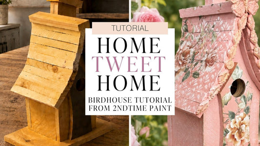 Home Tweet Home - A Birdhouse Tutorial From 2ndTimePaint