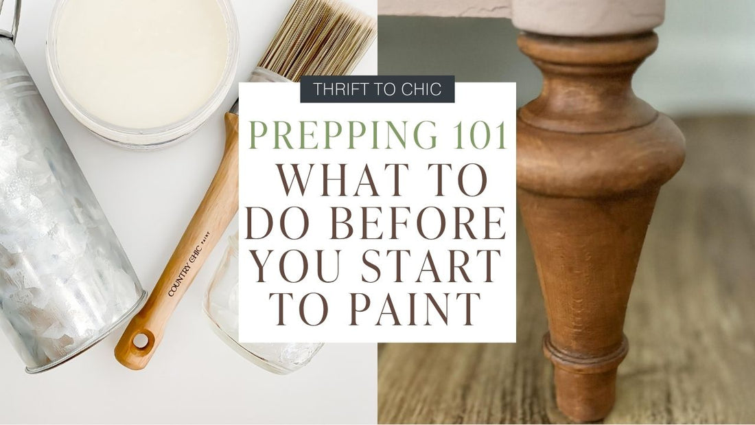 Prepping 101 – What To Do Before You Paint