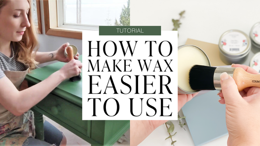 How To Make Furniture Wax Easier To Work With