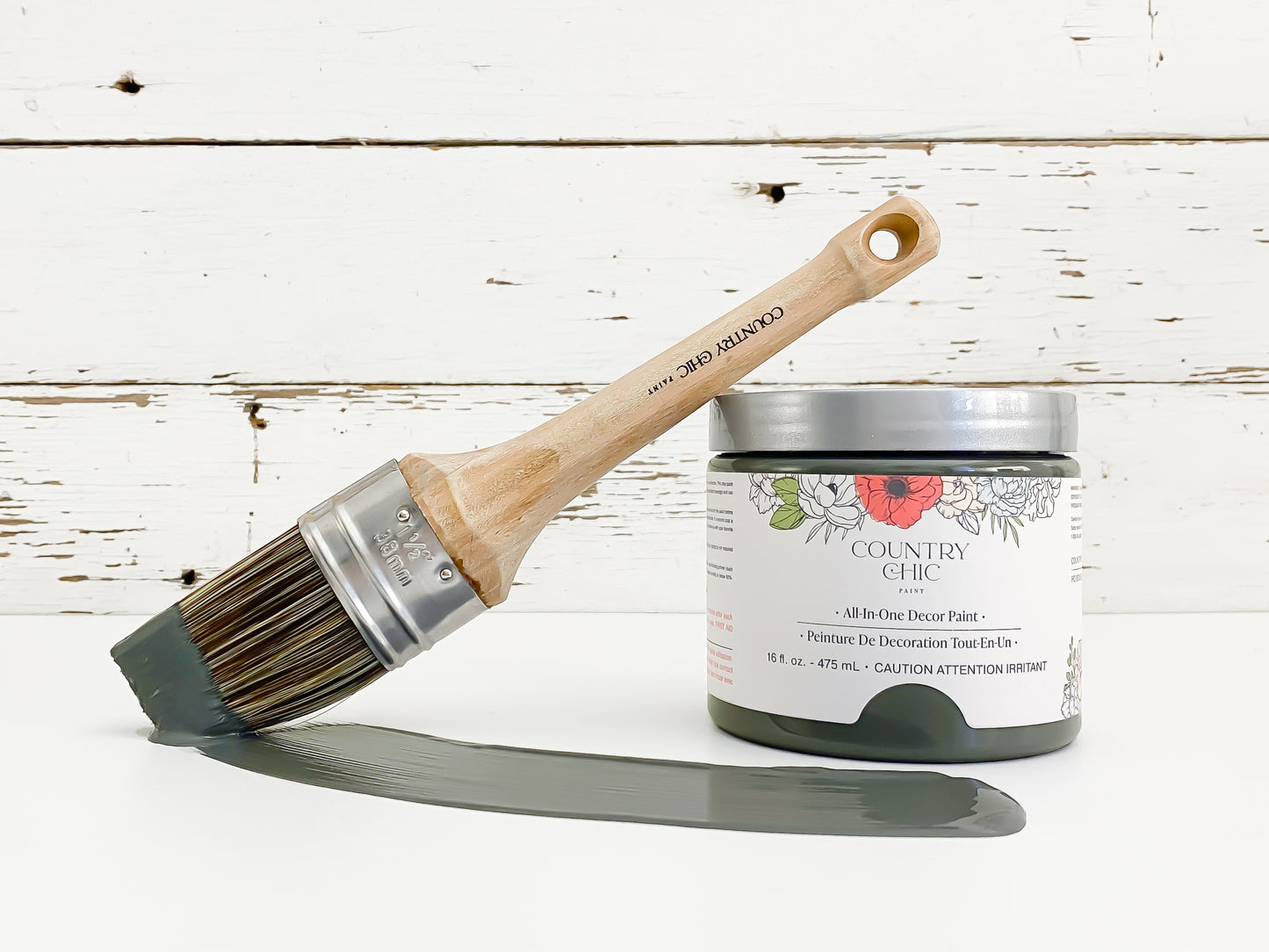 Nocturnal - Chalk Style Paint for Furniture, Home Decor, DIY, Cabinets, Crafts - Eco-Friendly All-In-One Paint (16 oz pint)