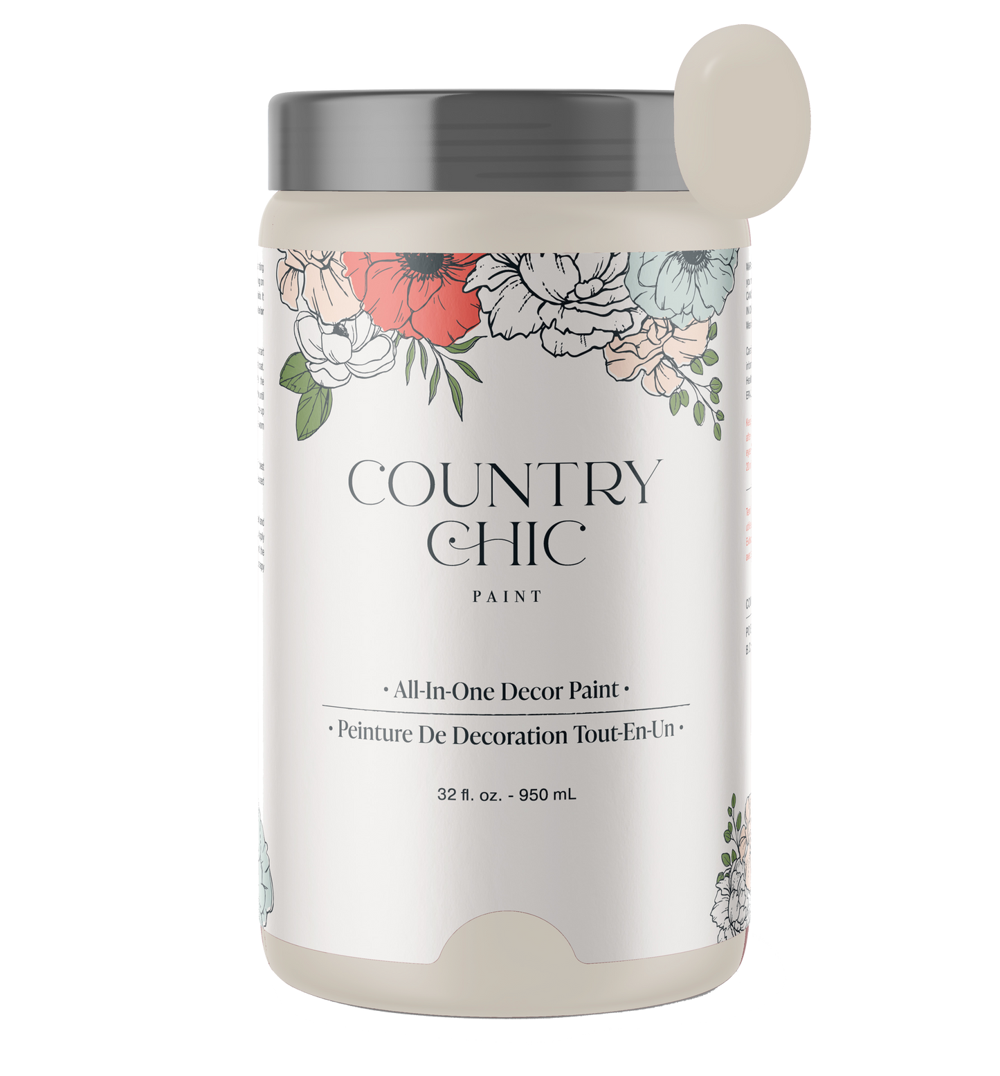 Ethereal Mist - Chalk Style Paint for Furniture, Home Decor, DIY, Cabinets, Crafts - Eco-Friendly All-In-One Paint (16 oz pint)