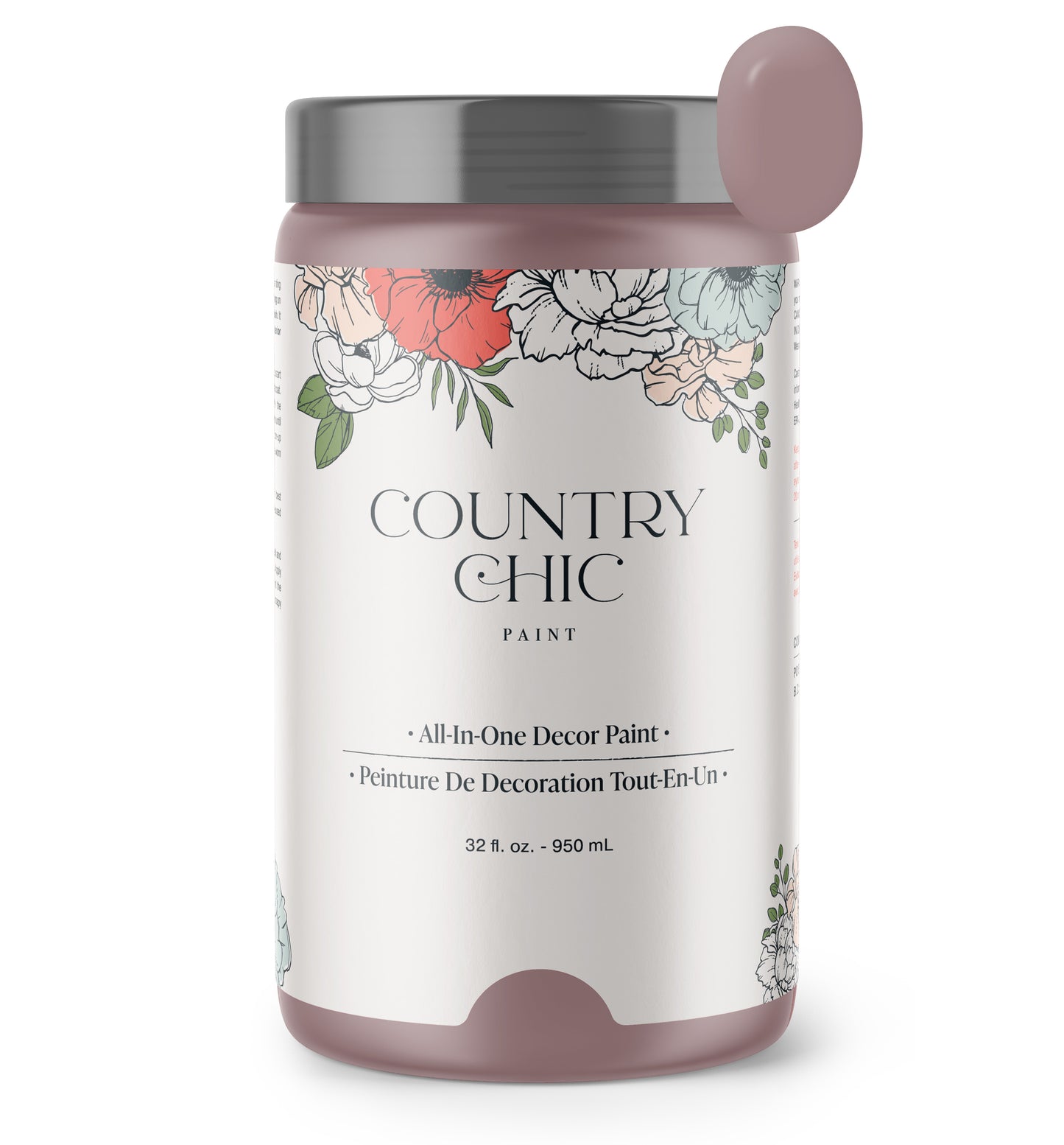 Let’s Mauve It! - Chalk Style Paint for Furniture, Home Decor, DIY, Cabinets, Crafts - Eco-Friendly All-In-One Paint