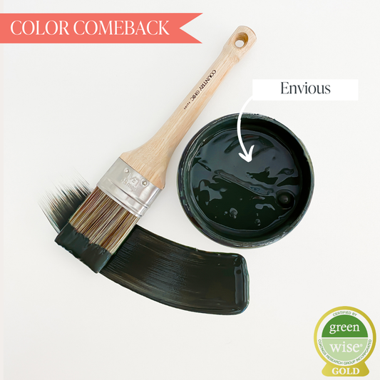 Envious - Chalk Style Paint for Furniture, Home Decor, DIY, Cabinets, Crafts - Eco-Friendly All-In-One Paint