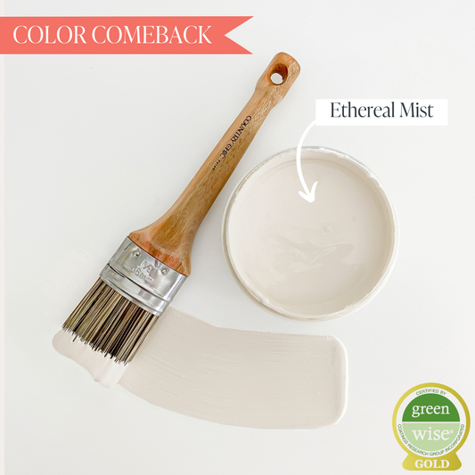 Ethereal Mist - Chalk Style Paint for Furniture, Home Decor, DIY, Cabinets, Crafts - Eco-Friendly All-In-One Paint (16 oz pint)