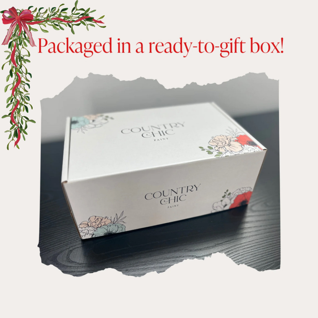 Gift Bundle - Country Chic Paint Eco-Friendly DIY Chalk Style Furniture Paint Bundle