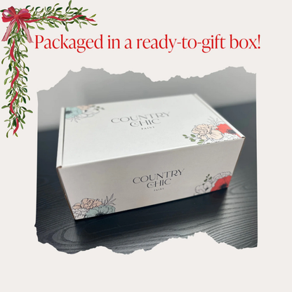 Gift Bundle - Country Chic Paint Eco-Friendly DIY Chalk Style Furniture Paint Bundle