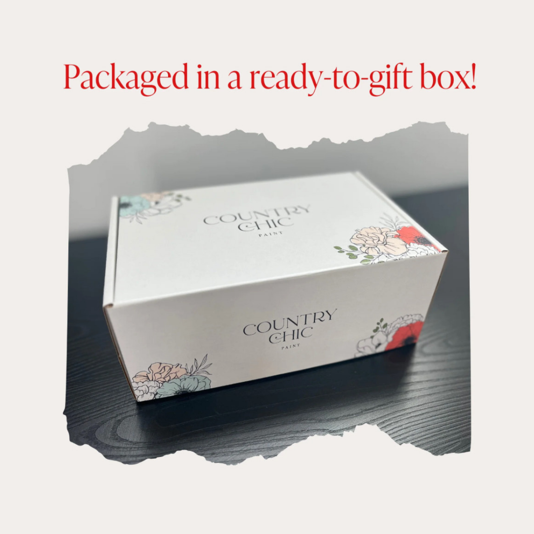 Gift Bundle - Country Chic Paint Eco-Friendly DIY Chalk Style Furniture Paint Bundle