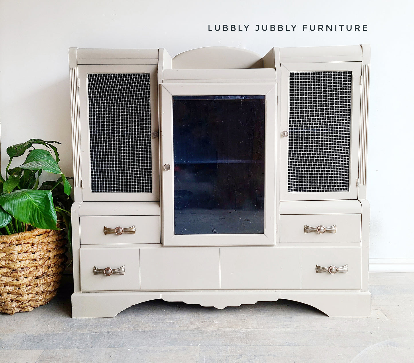 Light grey chalk furniture paint Ethereal Mist by Country Chic Paint furniture example