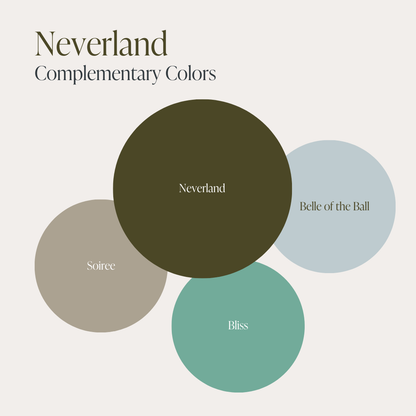 Showcasing Neverland and complementary colors