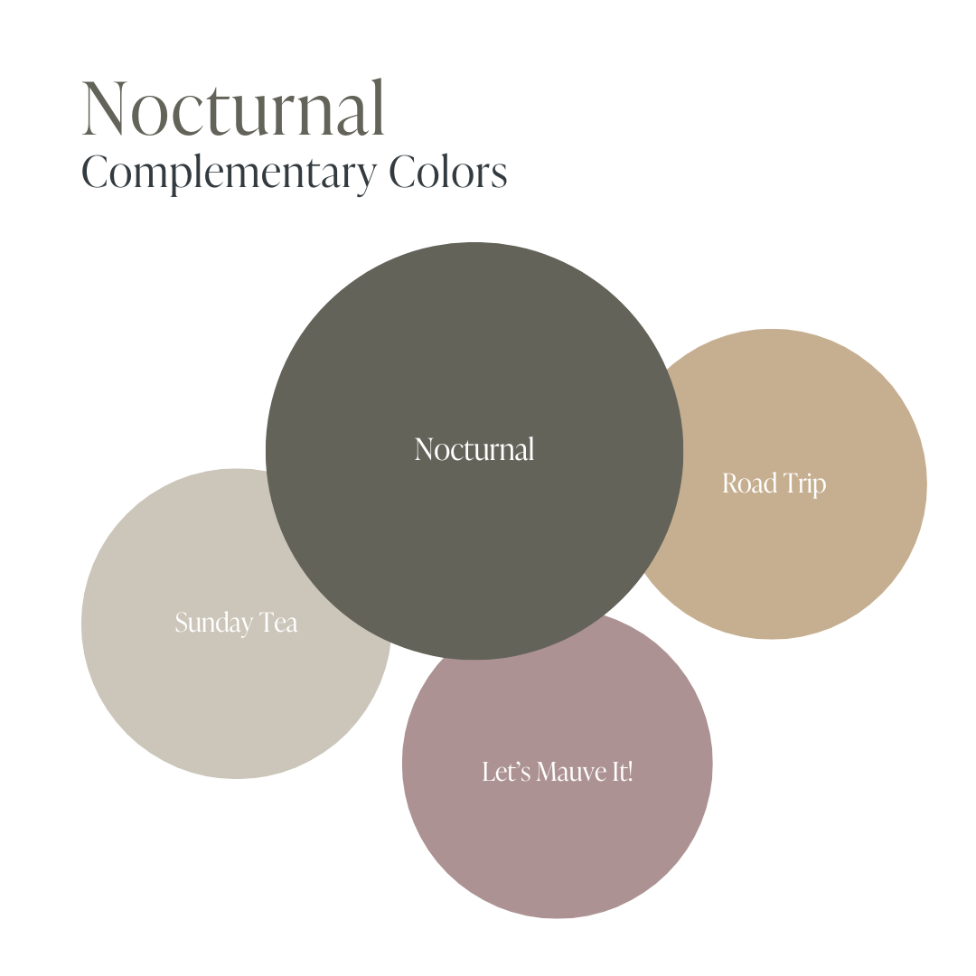 Nocturnal - Chalk Style Paint for Furniture, Home Decor, DIY, Cabinets, Crafts - Eco-Friendly All-In-One Paint (16 oz pint)