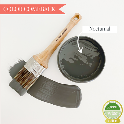 Nocturnal - Chalk Style Paint for Furniture, Home Decor, DIY, Cabinets, Crafts - Eco-Friendly All-In-One Paint (16 oz pint)