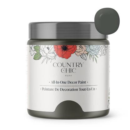 Nocturnal - Chalk Style Paint for Furniture, Home Decor, DIY, Cabinets, Crafts - Eco-Friendly All-In-One Paint (16 oz pint)