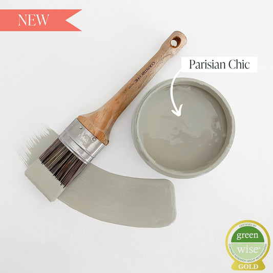 Parisian Chic - Chalk Style Paint for Furniture, Home Decor, DIY, Cabinets, Crafts - Eco-Friendly All-In-One Paint
