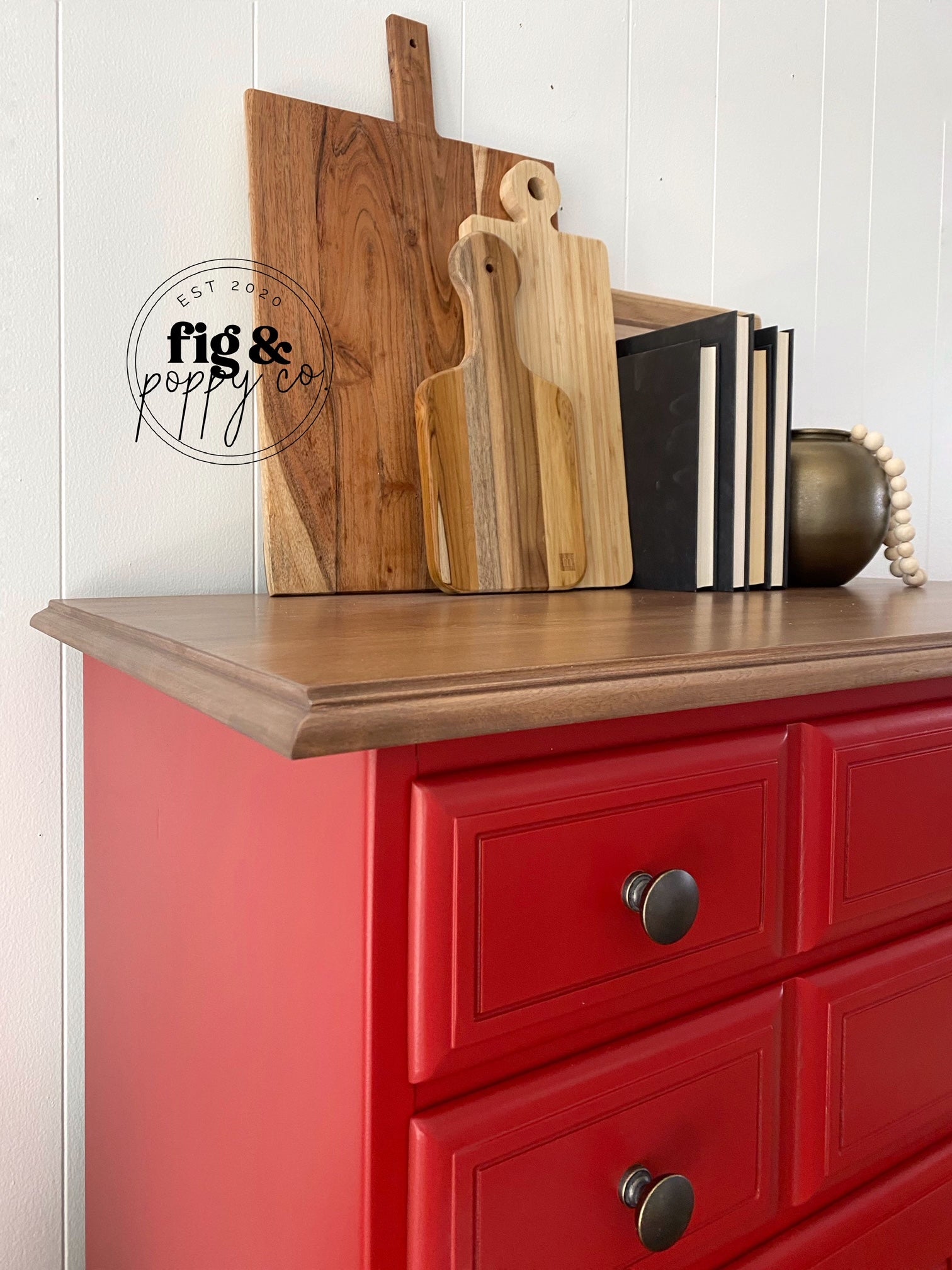 red chalk paint dresser Barn Red Chalk Mineral Paint