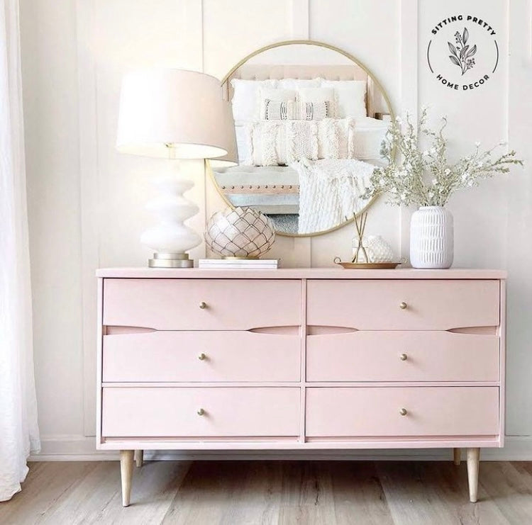 pink chalk paint dresser Pink Painted Furniture - Spring Blossom