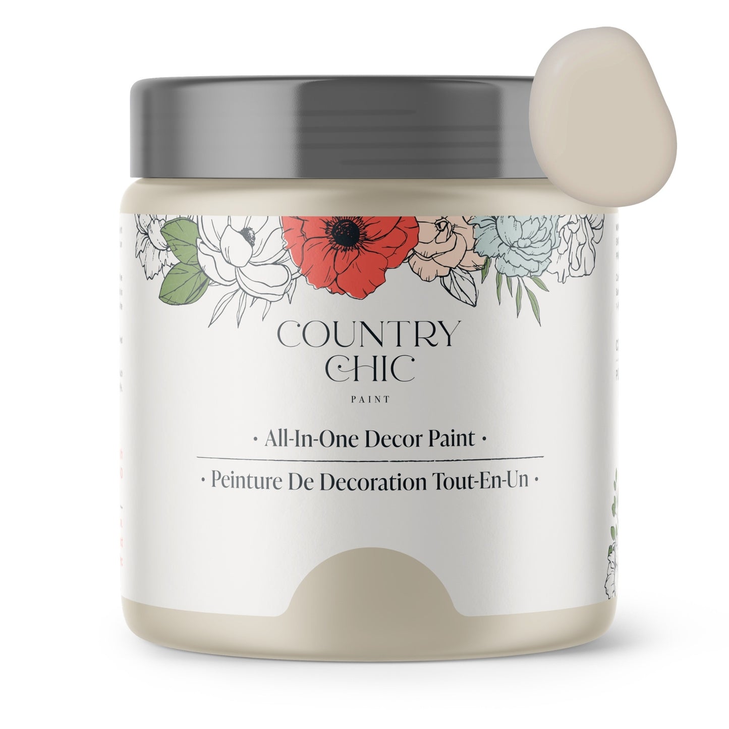 Spring Fog - Chalk Style Paint for Furniture, Home Decor, DIY, Cabinets, Crafts - Eco-Friendly All-In-One Paint