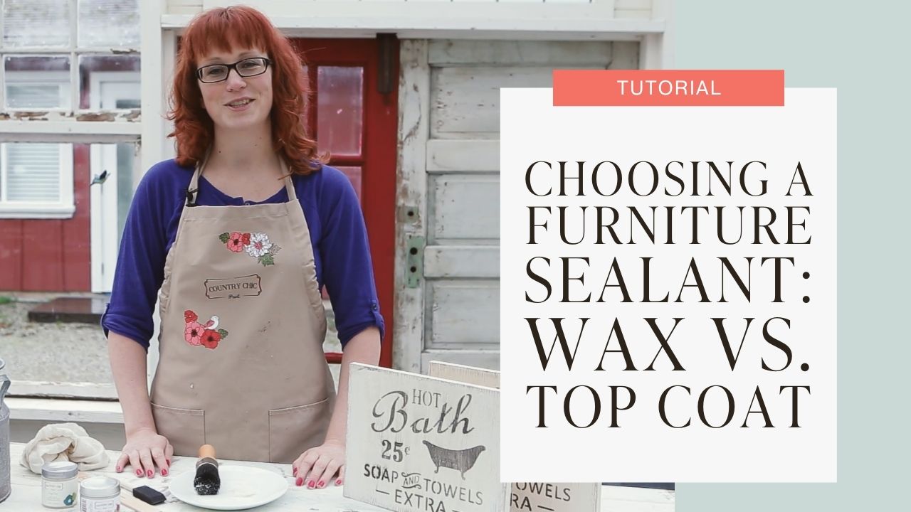 Tutorial_choosing a furniture sealant: wax vs. tough coat or clear coat