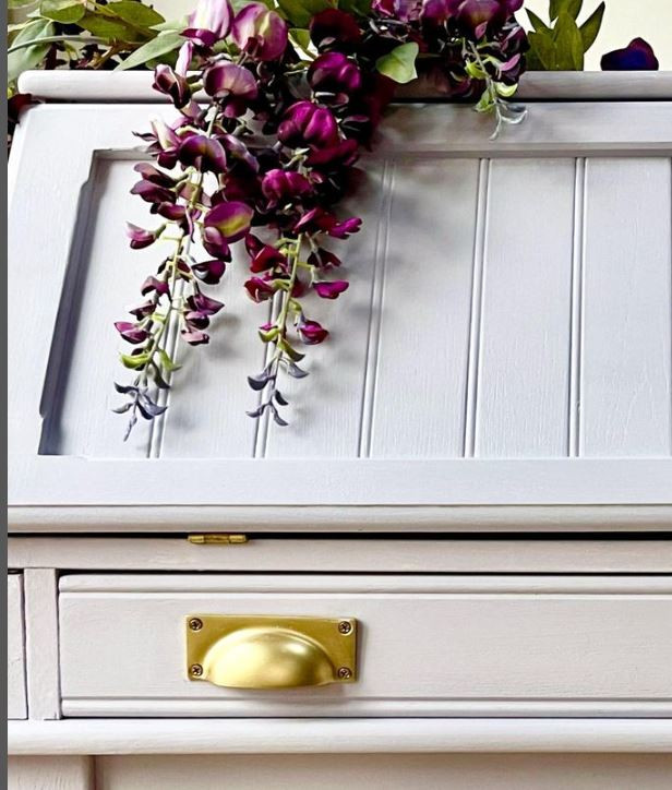 Light lavender purple chalk furniture paint Wisteria by Country Chic Paint furniture example