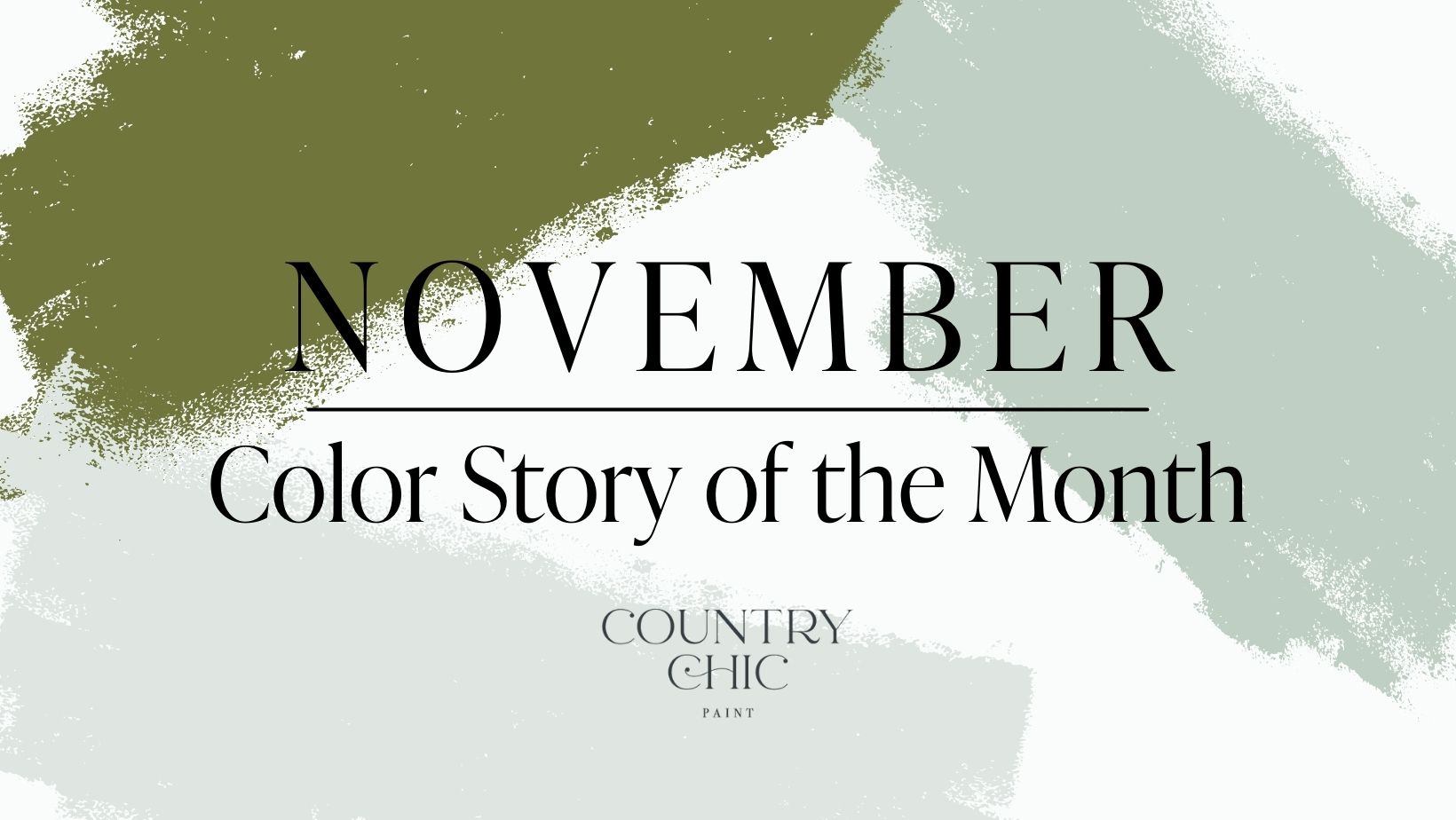 Color of the month November 2022 blog post header - string of pearls, happy hour, secret garden