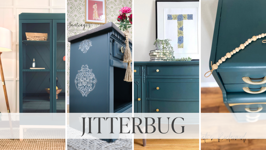 Jitterbug - A Deep Muted Teal Chalk Style Furniture Paint