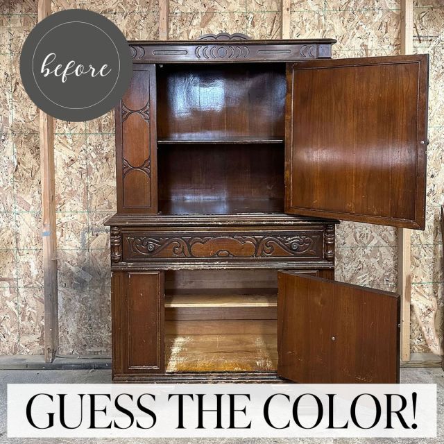LEAVE A COMMMENT to tell us which Country Chic Paint color you think this piece will be painted in!

Come back tomorrow to see the final reveal 😲

@myfarmlifebestlife 
 .
.
.
.
.
.
.
.
.
.
#countrychicpaint #ccp #furnitureflip #furnituremakeover #furniturerestoration #paintedfurniture #chalkpaint #furniturepaint