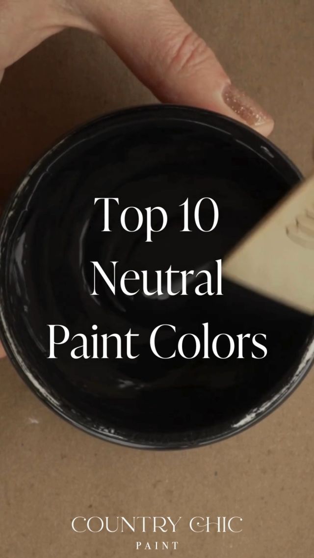 Did your favorite color make the list? 

Top 10 neutral chalk style paint colors for furniture and home decor makeovers. 

Deciding what paint color to use on a piece of furniture isn’t something that you should be losing sleep over. Still, it can be challenging to decide, and until you pick a color you can’t get started. 

So we thought we’d create a list of popular neutrals to make picking a paint color for your furniture project a breeze. 

With this list of our top 10 most popular neutral paint colors you’ll be off to paint that piece of furniture in no time!

Find all of these colors and many more in our online shop: https://shop.countrychicpaint.com/paint
.
.
.
.
.
.
.
.
.
.
#furniturepainting #paintedfurniture #chalkpaint #furnitureflip #furnituremakeover #neutralhome #neutralcolors #neutralstyle #neutralhomedecor #countrychicpaint
